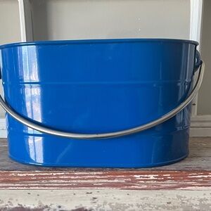 NEW HD DESIGNS Metal Utensil Caddy in Blue